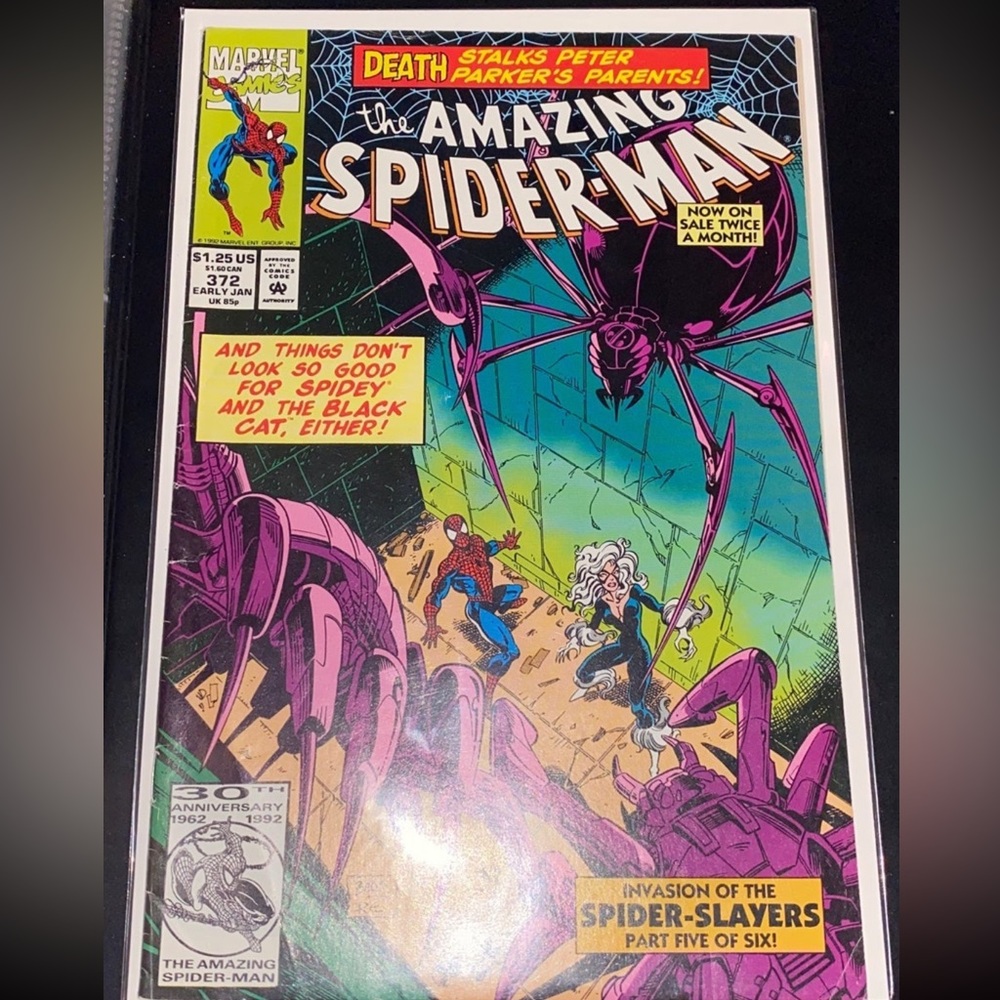Death Stalks Peter Parker & his parents the amazing Spider-Man World Volume #372